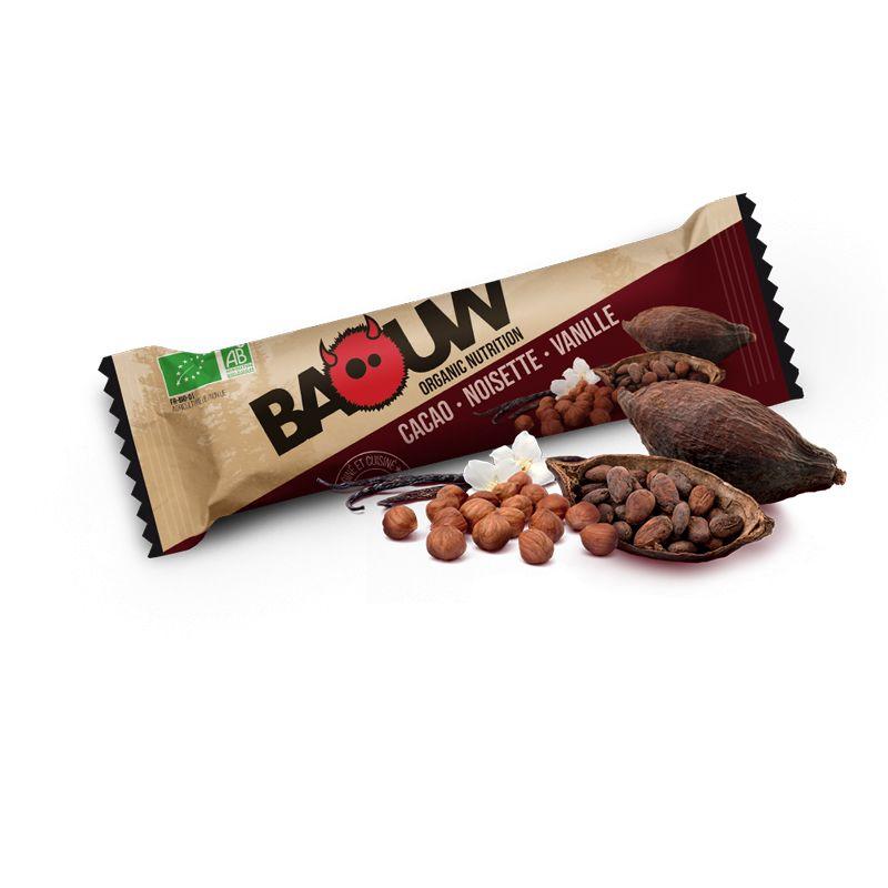 Baouw - Cacao-Noisette-Vanille - Energieriegel
